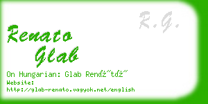 renato glab business card